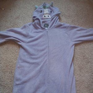 XL Plush Unicorn Pajama Onesie